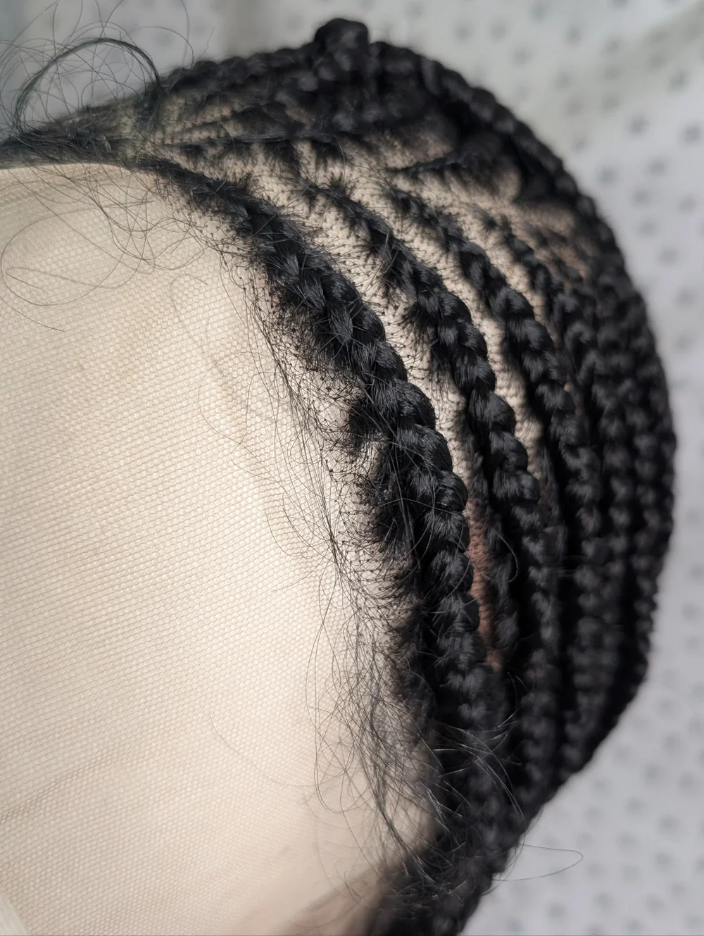 Black Long Box Braids Wig - Women Hair Wigs & Extensions